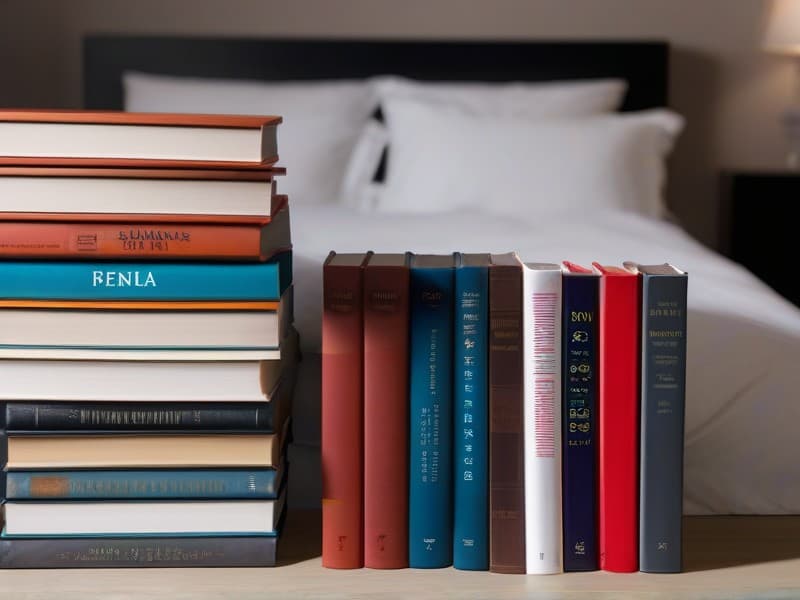 Bücherregal Nussbaum, 5 Fächer